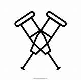 Crutch Coloring Page  Free crutch For Kids Ultra sketch template