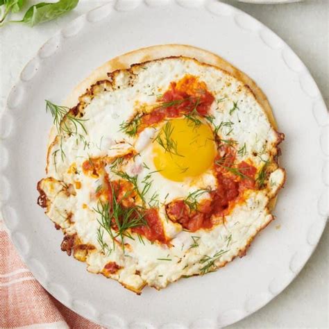 Crispy Feta Fried Eggs - Feel Good Foodie