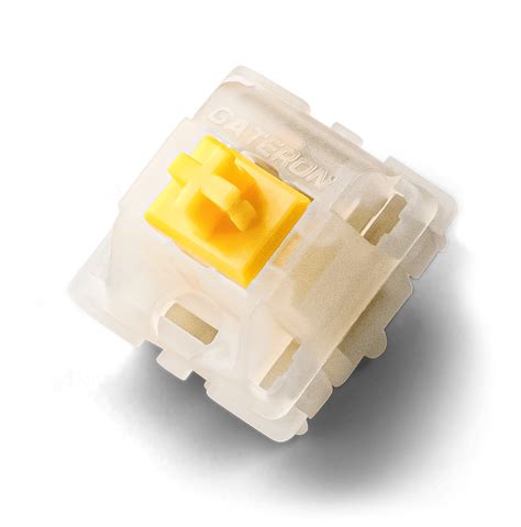 Gateron Milky Yellow Pro Linear Switches (KS-3) | Kinetic Labs