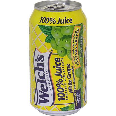 Welch's Juices White Grape 100% Juice 11.5 oz. Can | Fruit, Drinks & Juices | Sun Fresh