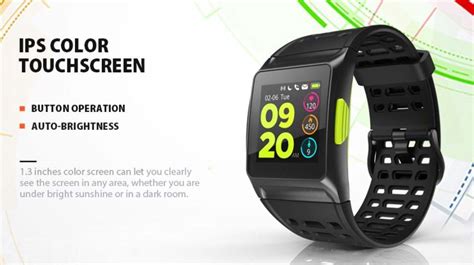 Makibes BR1 a sports watch with GPS compatible with Strava