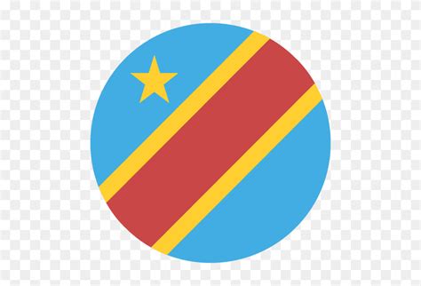 The Democratic Republic Of The Congo Flag Vector Emoji Icon Free ...