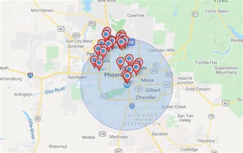 Draw a Radius on a Map - Radius Tool - Maptive