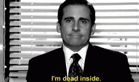 The Office Dead Inside GIF - TheOffice DeadInside Dead - Discover ...