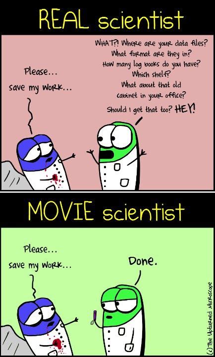 Pin by Kelsey Hoag on The upturned microscope | Science humor, Science jokes, Lab humor