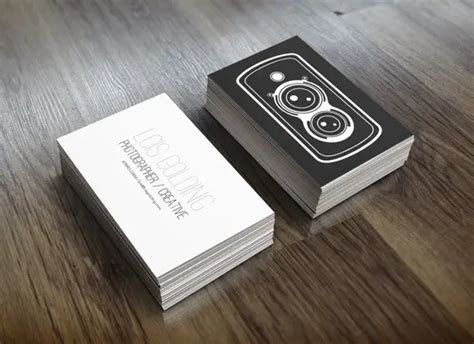 40 Creative Photography Business Card Designs for Inspiration