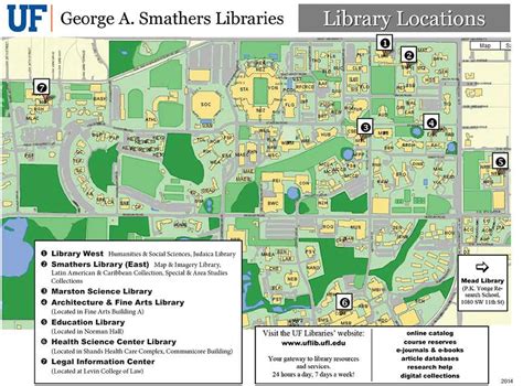 University Of Florida Campus Map Pdf