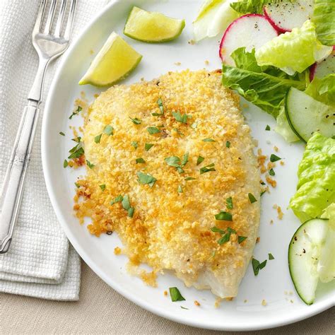 Crunchy Oven-Baked Tilapia | Recipe in 2021 | Diabetic friendly dinner ...