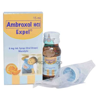 Expel Ambroxol HCI 6mg/ml Syrup Oral Drops in Orange Flavor | PICK.A.ROO"