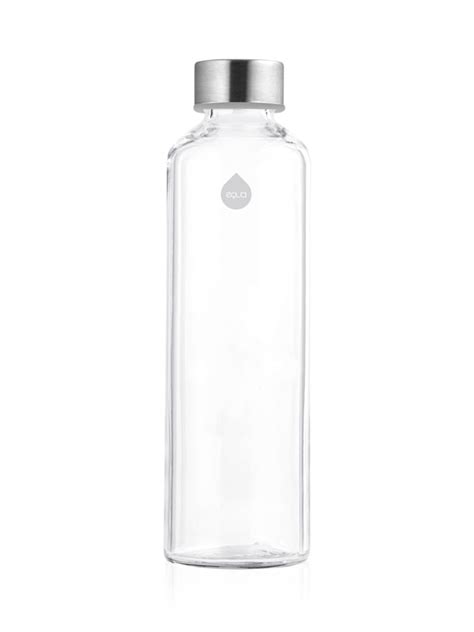 Puffy Black Glass Bottle by EQUA – EQUA - Sustainable Water Bottles