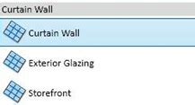 Placing Curtain Wall | CADnotes