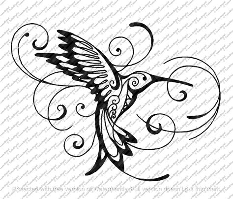 Hummingbird Svg File Birds Svg Hummingbird Tattoo Design - Etsy