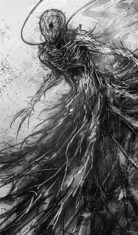 Along With The Darkness by Eemeling on DeviantArt Monster Concept Art ...