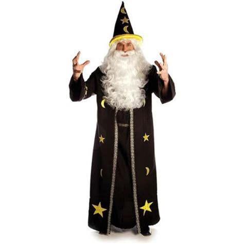 Dark Potion Brown Wizard Open Front Tunic Costume Robe Adult Standard ...