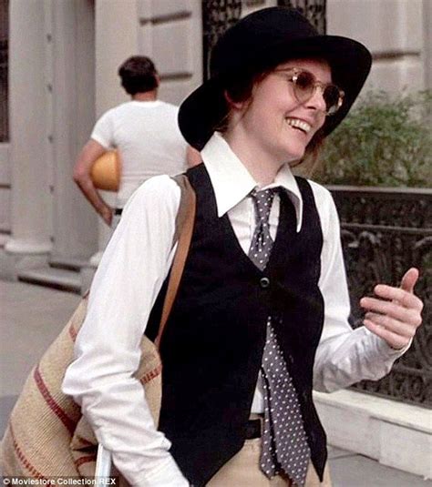 Elle a le look: Diane a reçu un Oscar en 1977 pour son rôle dans Annie Hall de Woody Allen ...