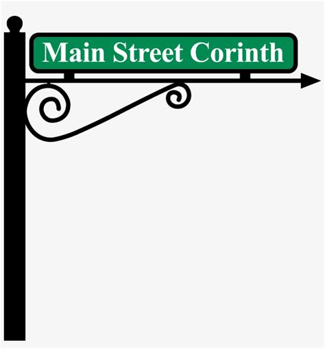 Green Street Sign Png - Street Sign Png Clipart Transparent PNG ...