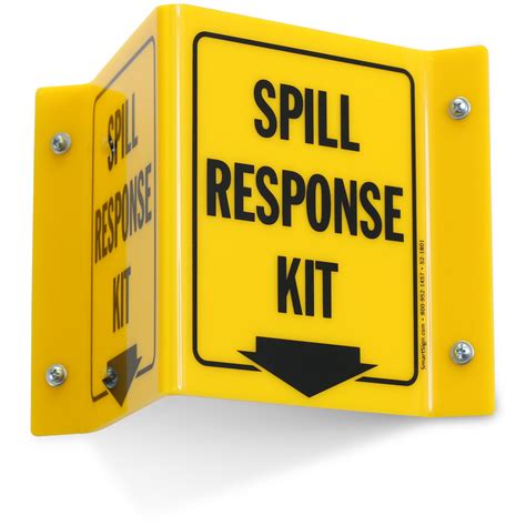 Spill Clean-Up Signs | Spill Response Signs