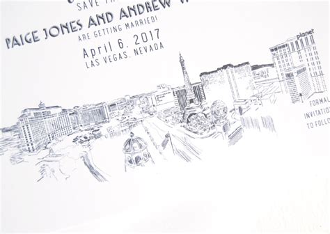 Las Vegas Skyline Drawing at PaintingValley.com | Explore collection of ...