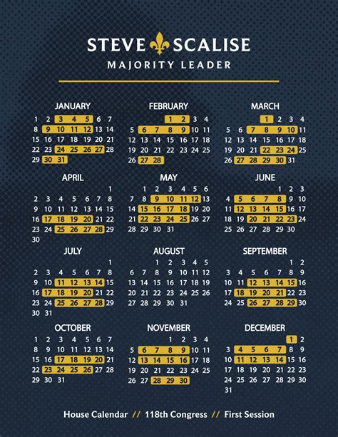 2023 House Calendar | Majority Leader