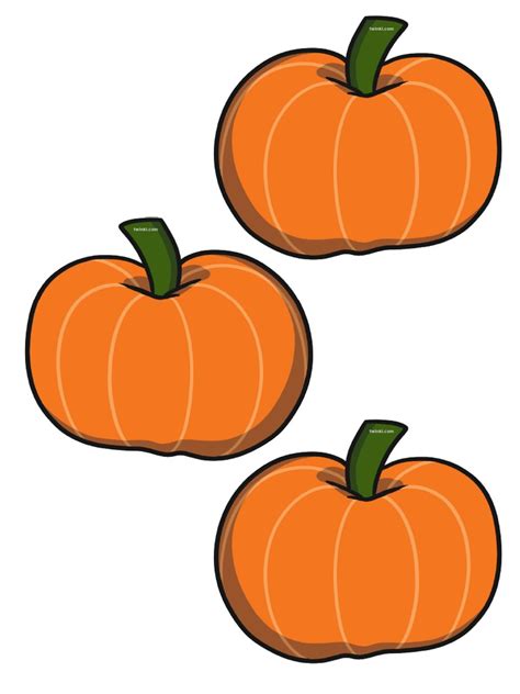 Halloween Pumpkin Cutouts | PDF