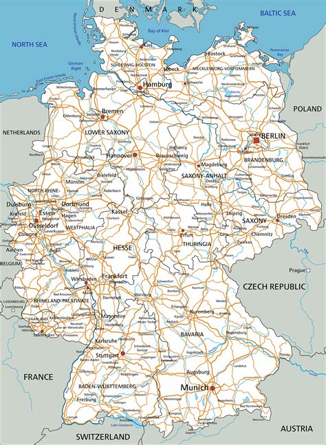 Germany Map - Guide of the World