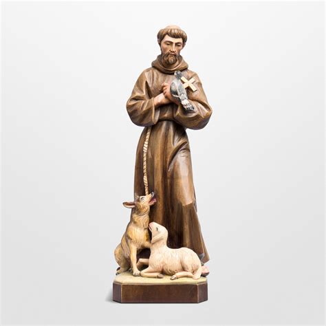 Francis of Assisi Statue - hand carved