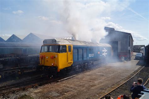 50021 Rodney | class 50 50021 Rodney fires up for the first … | Flickr