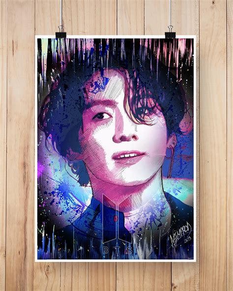 JUNGKOOK BTS FAN ART POSTER