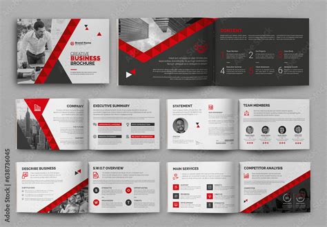 Company Brochure Stock Template | Adobe Stock