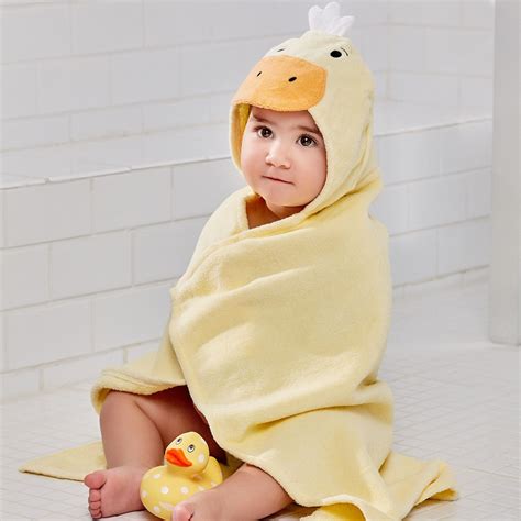 Elegant Baby Duck Hooded Towel - Stitch Sensations