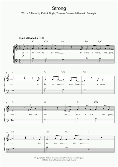 Strong Piano Sheet Music | OnlinePianist