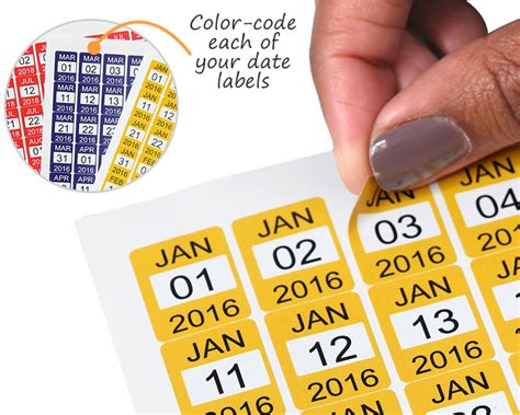 Date Labels - Print Your Own Expiration or Sequential Date Labels