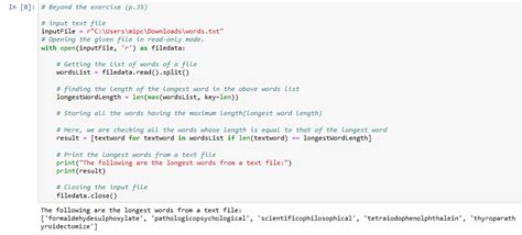 Python Workout — Finding the longest word from a file - Eric van Rees ...