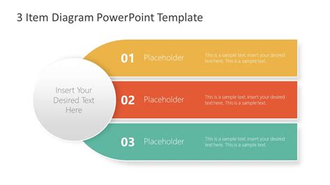 3-Item Horizontal Diagram for PowerPoint - SlideModel