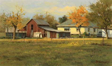 "Farm Yard" - John Pototschnik - Highlands Art Gallery