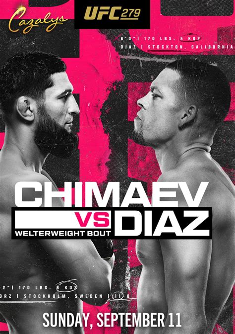 UFC 279 – CHIMAEV VS DIAZ | Cazalys