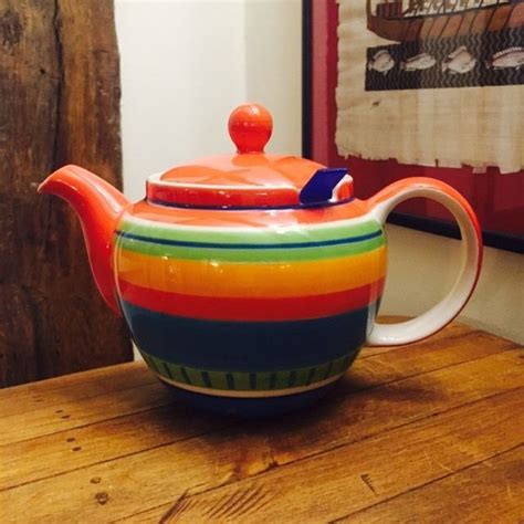 Whittard of Chelsea Large Striped Teapot with Infuser | Tea pots, Whittard of chelsea, Whittard