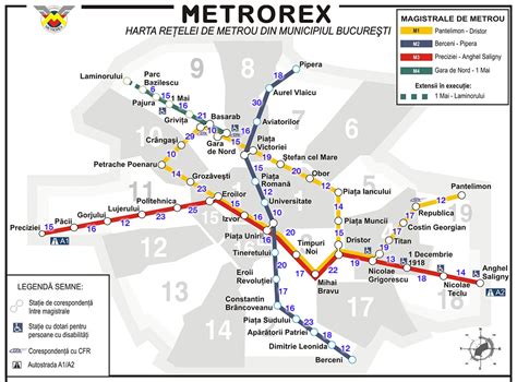 Harta metroului din București, parcursă pe jos – lipovan.ro