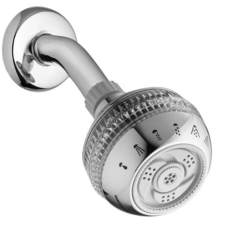 Waterpik Original Shower Massage Chrome 6-Spray Shower Head at Lowes.com