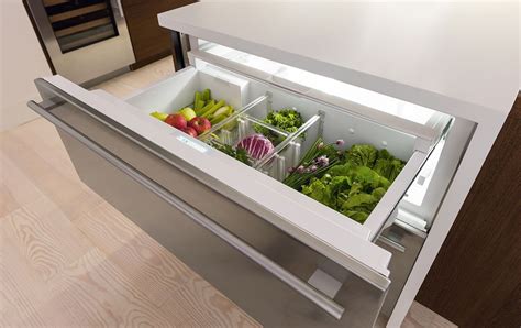 Sub-Zero 30" Designer Refrigerator/Freezer Drawers with Ice Maker - Panel Ready (ID ...