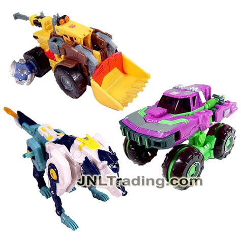 Year 2006 Transformers Cybertron Series 3 Pack Deluxe Class 6 Inch Tal – JNL Trading