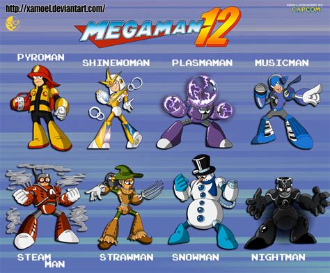 Megaman 12 the 8 robot masters by XAMOEL on DeviantArt