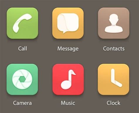 icons based on the flat design style | Ikonen