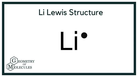 Li Lewis Structure: Lewis Dot Structure of Lithium - YouTube