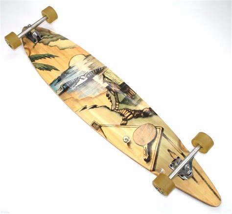 Sector 9 complete 46" bamboo pintail longboard Gullwing trucks 70mm 75A wheels #Sector9 | Other ...