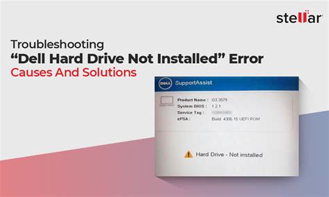 Troubleshooting "Dell Hard Drive Not Installed" Error [2024]