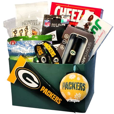 Christmas basket filled with Officially licensed Green Bay Packers NFL products now on ...