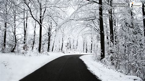 Winter Snow Road HD Wallpaper | Winter Snow Road HD Wallpape… | Flickr