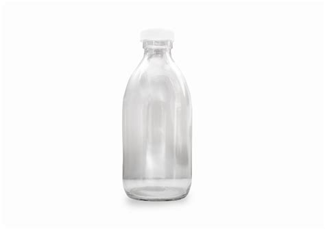 Glass bottle with white plastic cap 250ml - Chemworld | Fragrance Factory