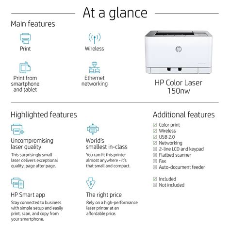 HP Color Laser 150NW Wireless Printer, For Home at Rs 34000/piece in New Delhi | ID: 27139835897